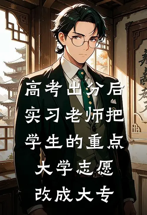 高考出分后，实习老师把学生的重点大学志愿改成大专