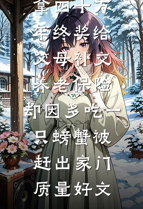拿四十万年终奖给父母补交养老保险，却因多吃一只螃蟹被赶出家门质量好文