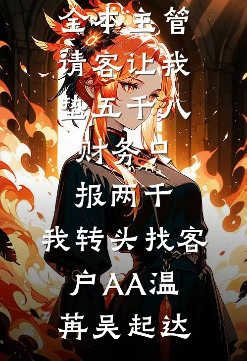 主管请客让我垫五千八，财务只报两千，我转头找客户AA温苒吴起达热门小说大全_免费小说全本主管请客让我垫五千八，财务只报两千，我转头找客户AA(温苒吴起达)