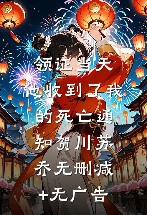领证当天，他收到了我的死亡通知贺川苏乔无删减+无广告