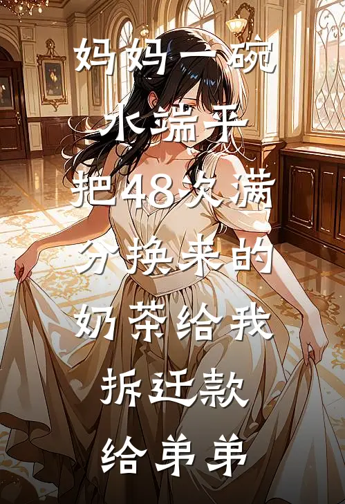 妈妈一碗水端平，把48次满分换来的奶茶给我，拆迁款给弟弟
