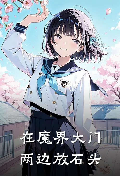 在魔界大门两边放石头