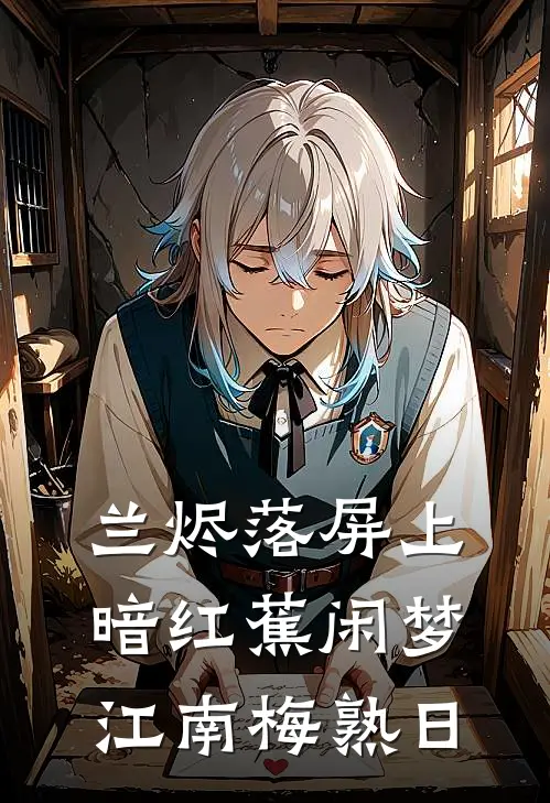 兰烬落屏上暗红蕉闲梦江南梅熟日
