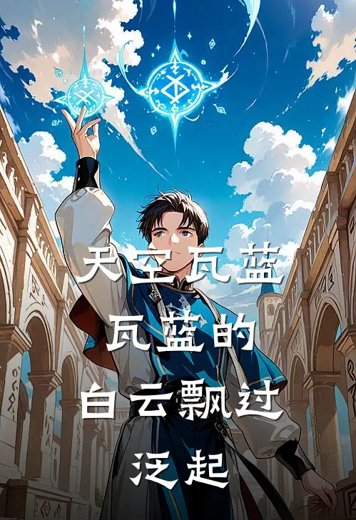 天空瓦蓝瓦蓝的,白云飘过,泛起