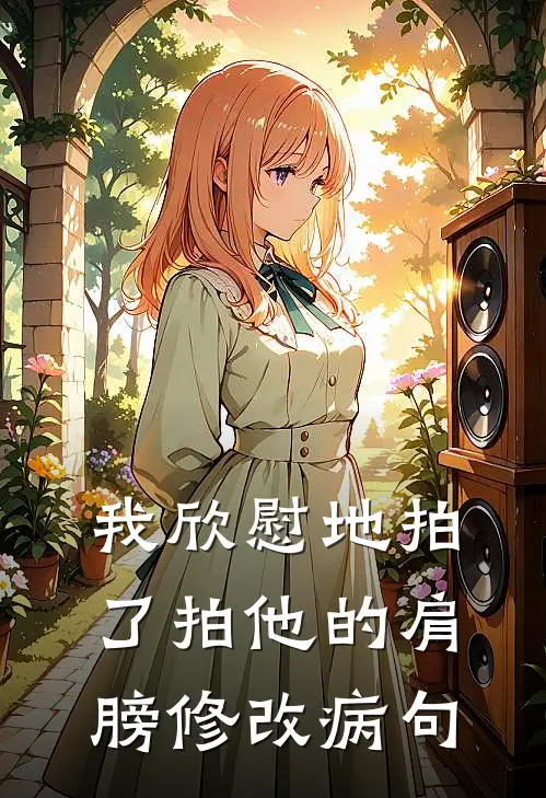 我欣慰地拍了拍他的肩膀修改病句