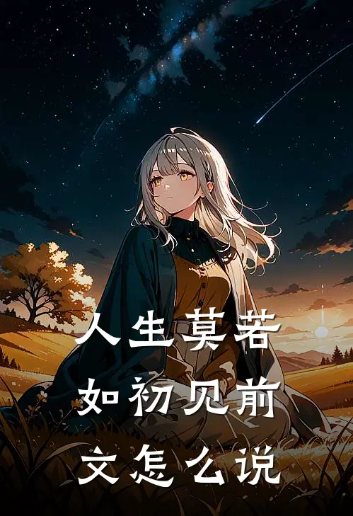 人生莫若如初见前文怎么说