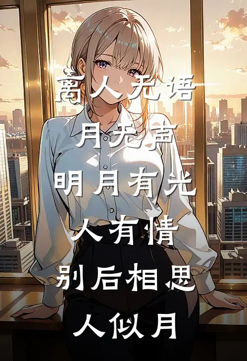 离人无语月无声,明月有光人有情,别后相思人似月