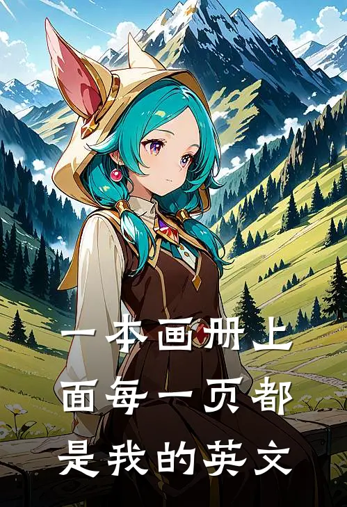一本画册上面每一页都是我的英文
