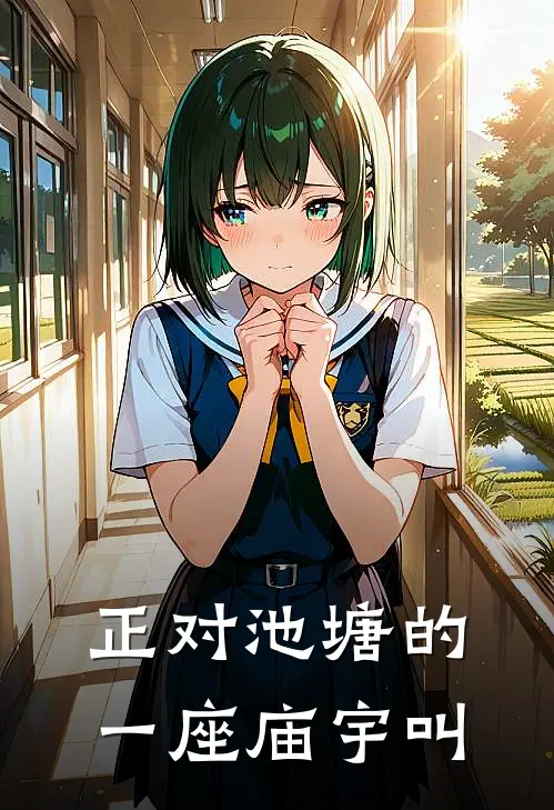 正对池塘的一座庙宇叫