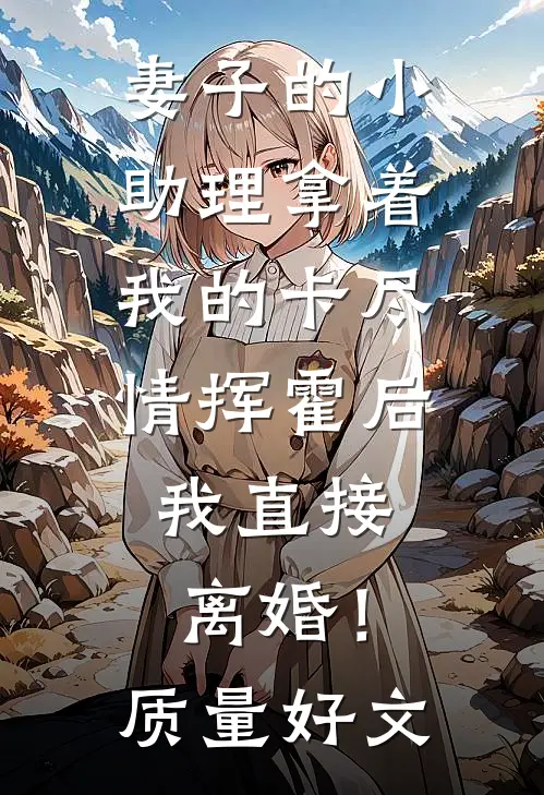 妻子的小助理拿着我的卡尽情挥霍后，我直接离婚！质量好文