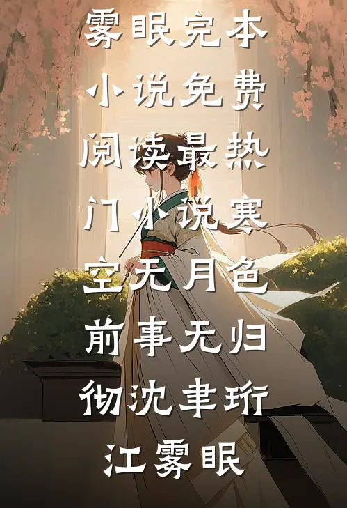 寒空无月色，前事无归彻(沈聿珩江雾眠)完本小说免费阅读_最热门小说寒空无月色，前事无归彻沈聿珩江雾眠
