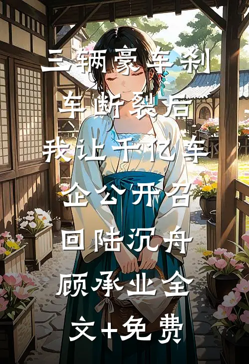 三辆豪车刹车断裂后，我让千亿车企公开召回陆沉舟顾承业全文+免费