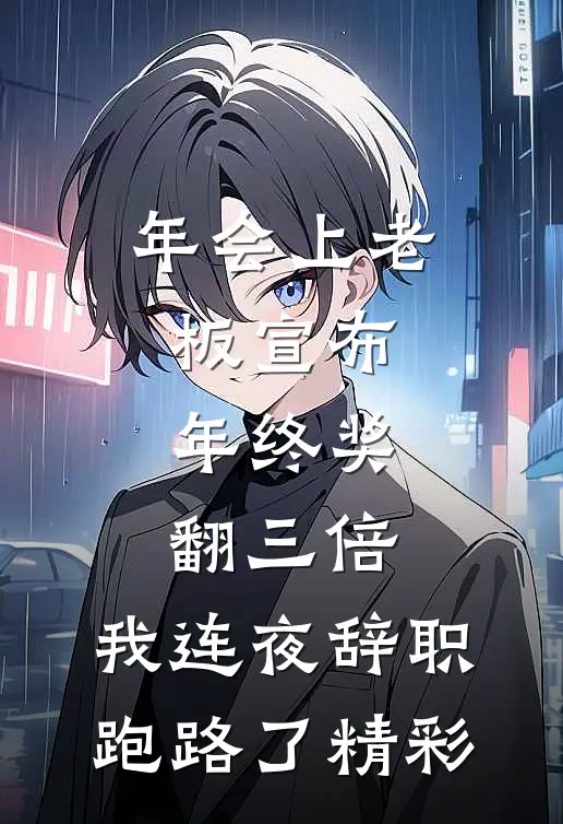年会上老板宣布年终奖翻三倍，我连夜辞职跑路了精彩