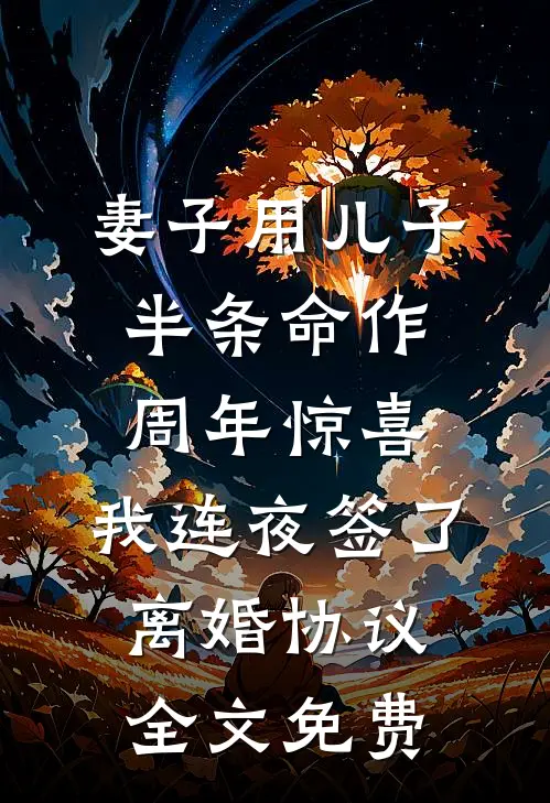 妻子用儿子半条命作周年惊喜，我连夜签了离婚协议全文免费