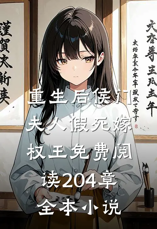 重生后侯门夫人假死嫁权王免费阅读204章全本小说
