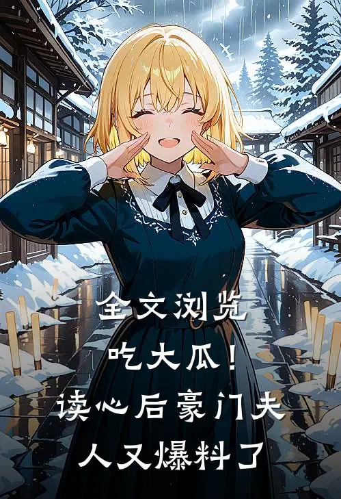 全文浏览吃大瓜！读心后豪门夫人又爆料了